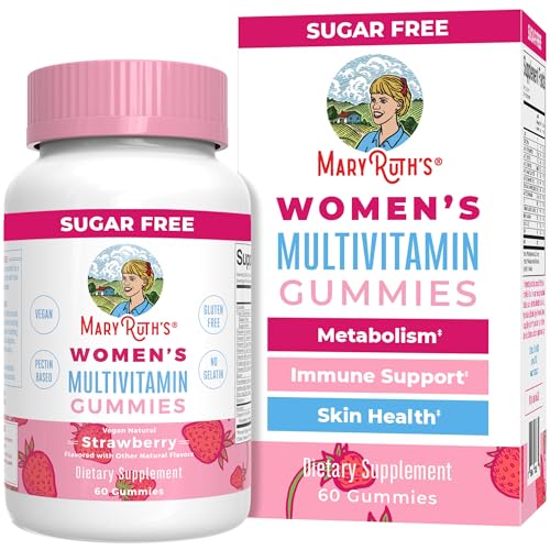 MaryRuth Organics Multivitamin for Women 14 | Women's Multivitamin Gummies | Immune Support Daily Women's Multivitamin | Skin Health | Sugar Free | Vegan | Non-GMO | 60 Count
