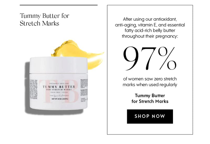 The Spoiled Mama Tummy Butter Stretch Mark Prevention Cream | Safe for Pregnancy | Non-Toxic | Vegan | Made in USA | OBGYN Formulated | Hydrating Body Cream Butter Lotion