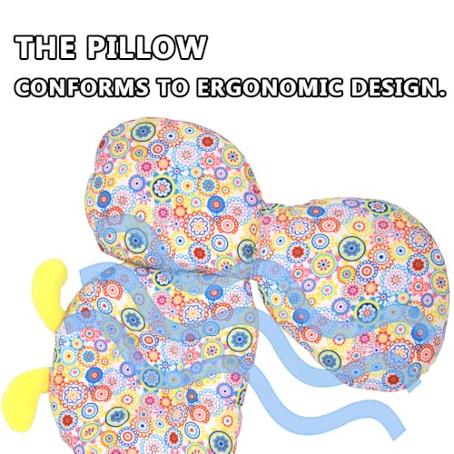 Jitejoe Baby Travel Pillow, Infant Head and Neck Support Pillow for Car Seat, for 0-4 Years Old Baby, Pushchair, Kid's Neck Pillow, Soft and Skin Friendly, Baby Neck Pillow