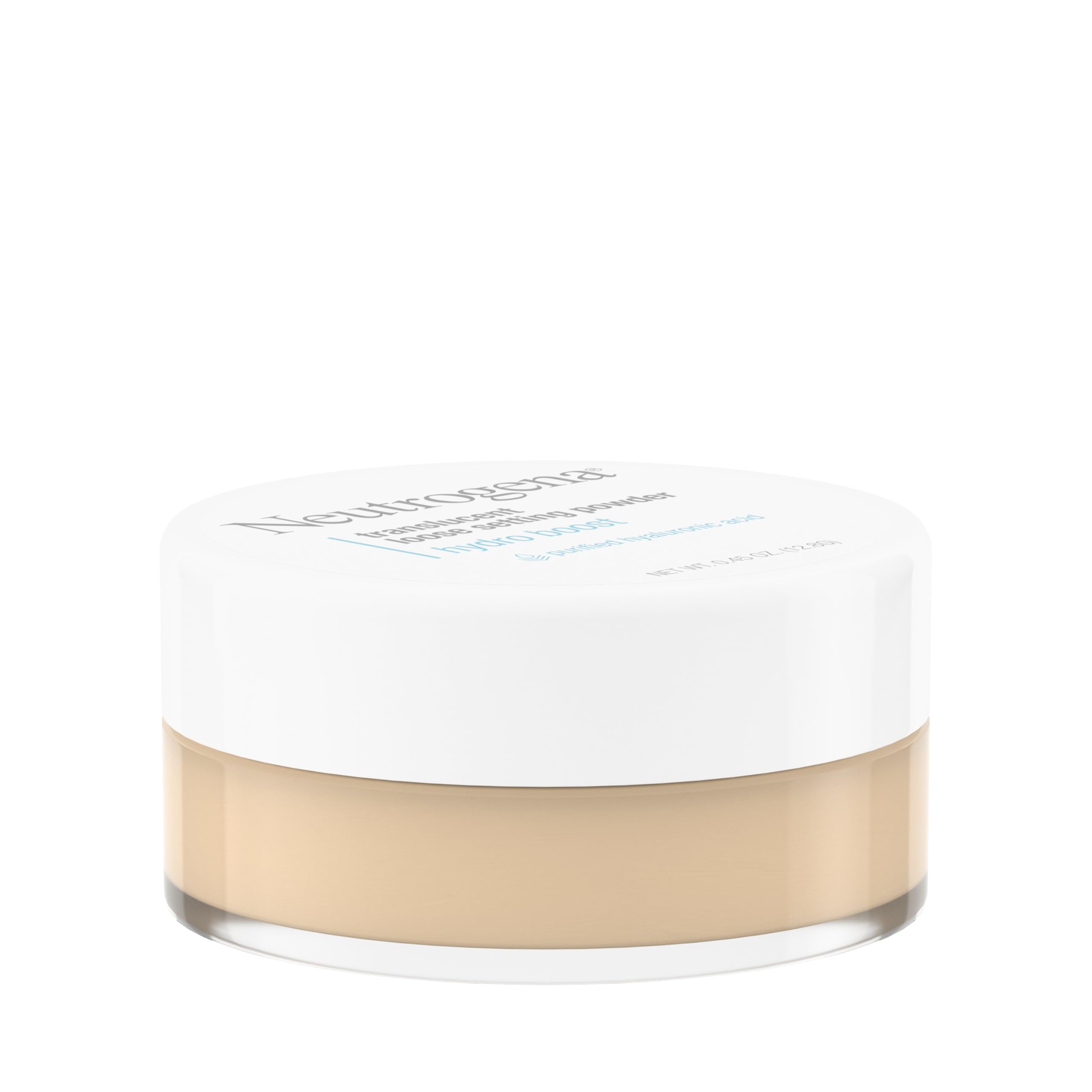 Neutrogena Hydro Boost Translucent Loose Setting Powder, Makeup Setting Powder with Purified Hyaluronic Acid, Translucent Loose Face Setting Powder, .44 oz