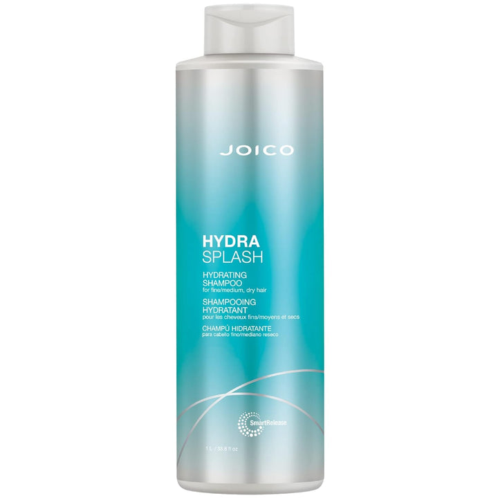 Joico HydraSplash Hydrating Shampoo | For Fine, Medium, Dry Hair | Replenish Moisture | Add Hydration & Softness | With Sea Kelp & Coconut Water | 33.8 Fl Oz