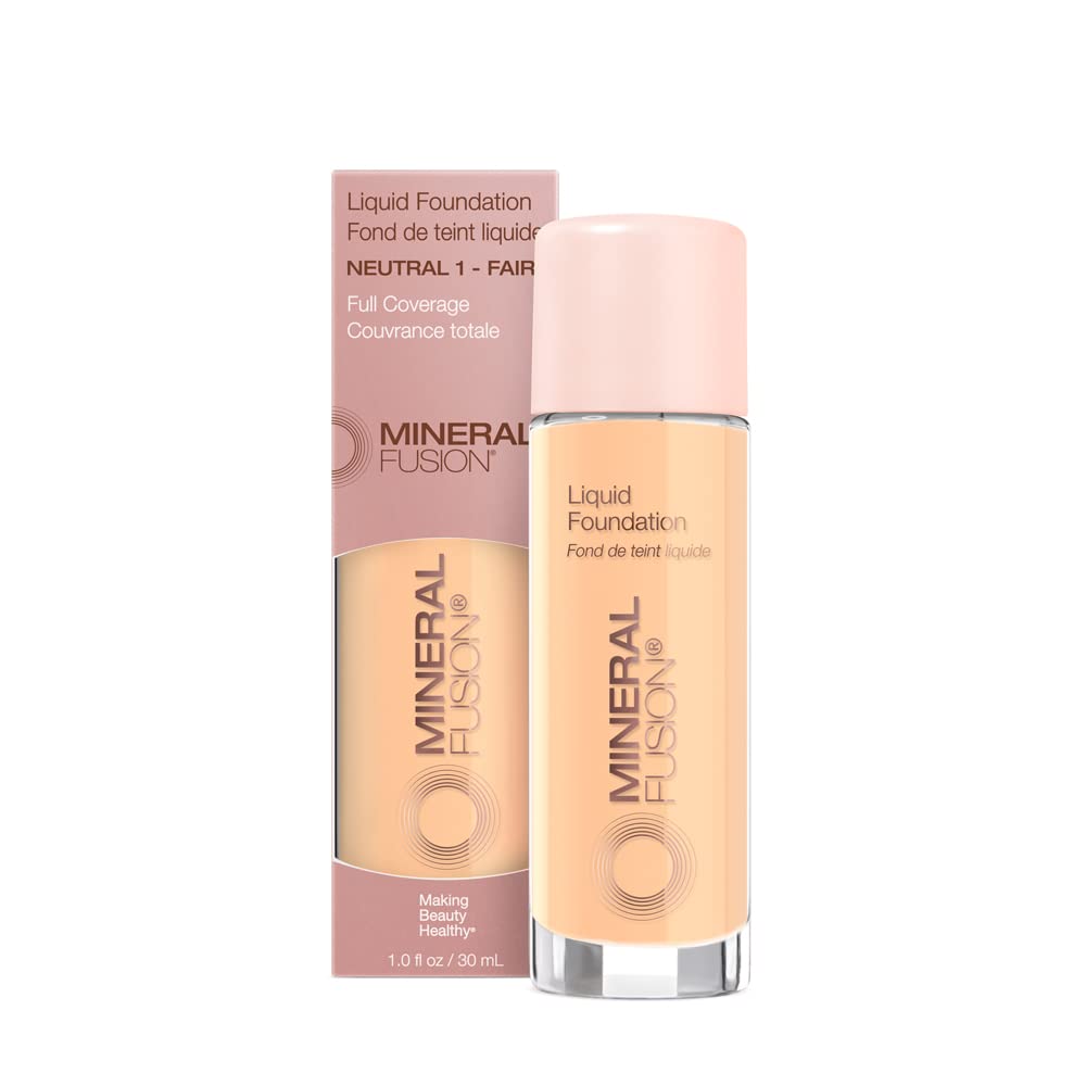 Mineral Fusion Liquid Foundation, Neutral 1, 1 Fl Oz