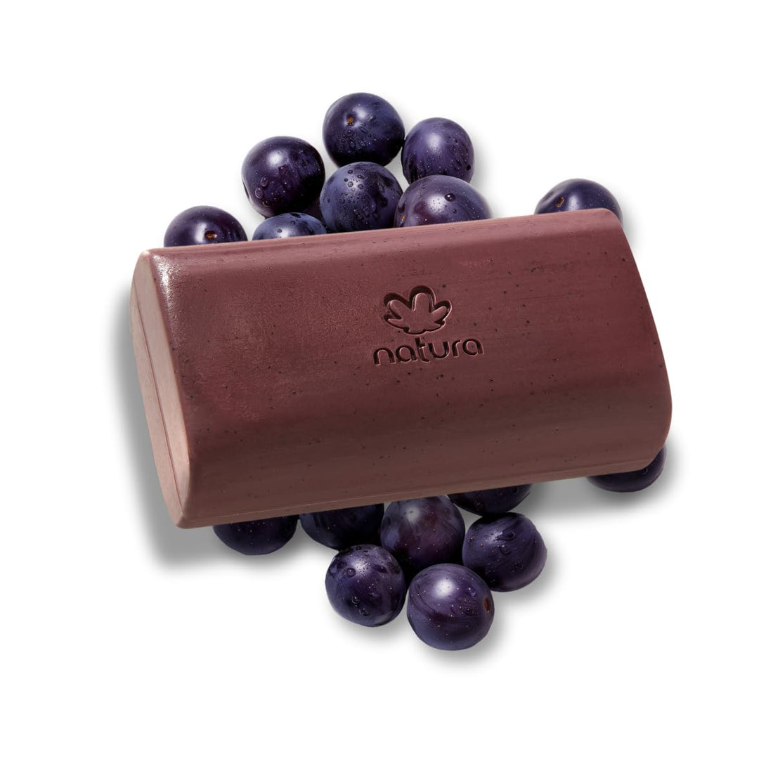 natura Ekos Açaí Revitalizing Creamy Exfoliating Soap Bar 150g - 97% Natural - 100% Pure Plant Based Oils - Vegan Skin Care - Brazilian Beauty Secrets