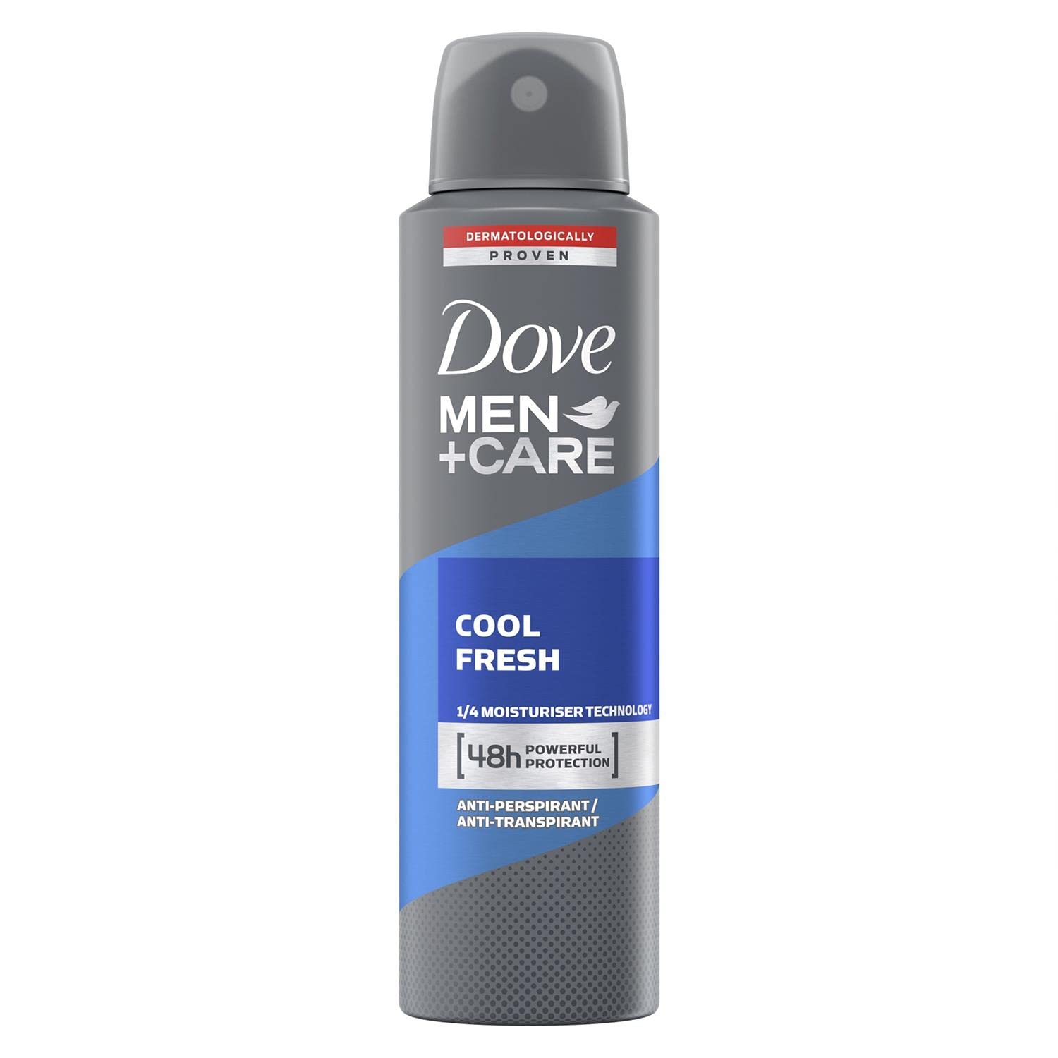 Dove Men + Care Cool Fresh Spray Deodorant & Anti-Perspirant 150Ml / 5.07 Oz, Pack Of 6
