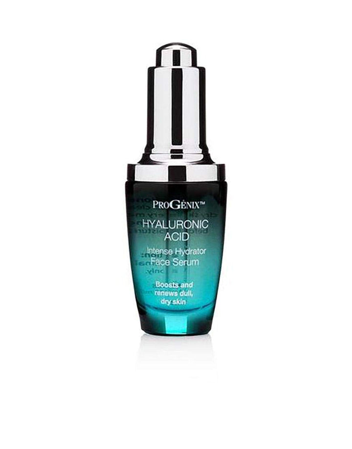 Progenix Hyaluonic Acid Face Serum. Intense hydrating serum with Hyaluronic Acid, Organic Aloe Vera, Vitamin E for dry skin and fine lines. 1oz.