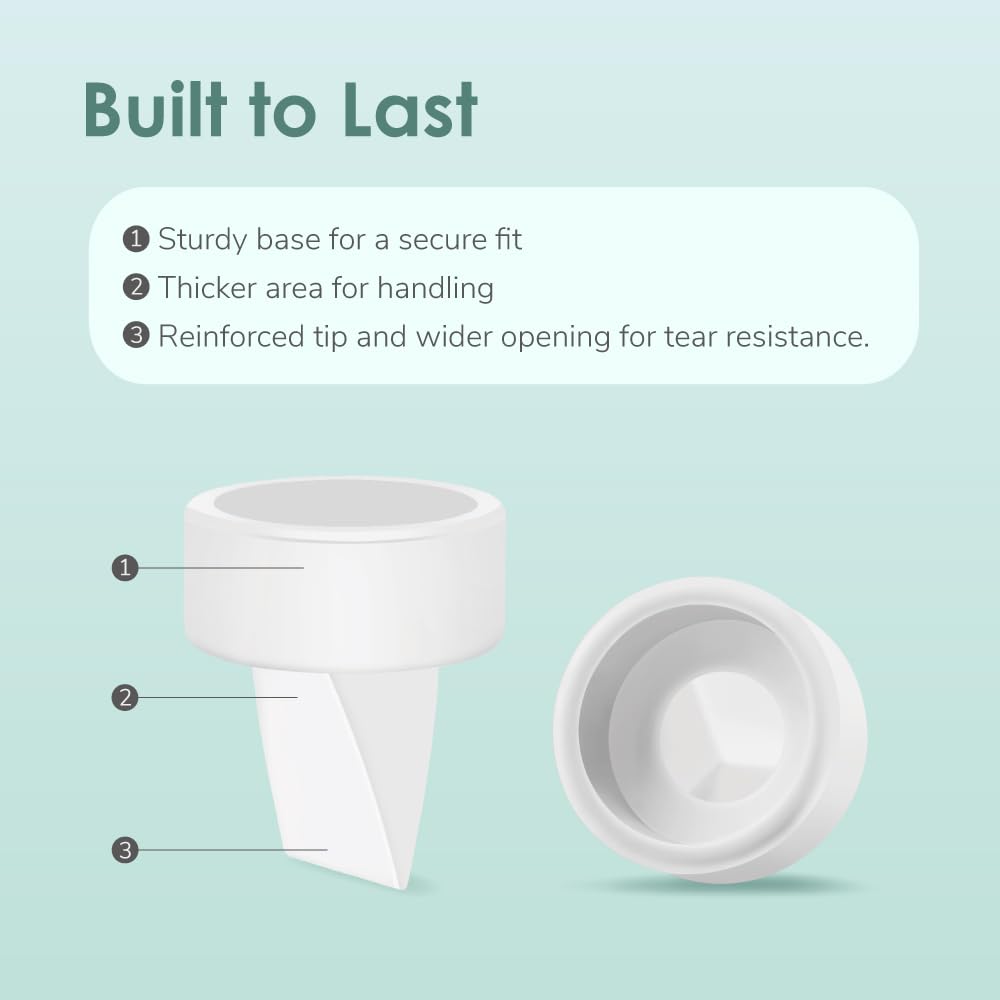Replacement Duckbill Valve Silicone Membrane Compatible with Spectra S1 S2 9 Plus Synergy Gold Made by Maymom Not Original Spectra Replacement Pump Parts