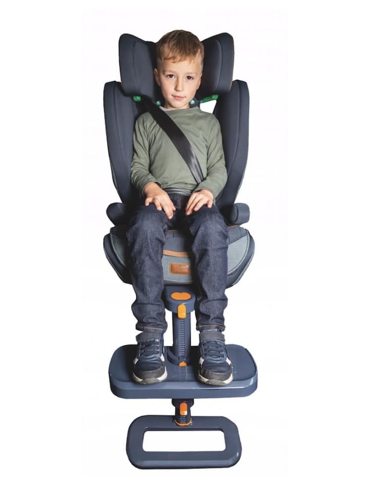 Kneeguard Kids Car Foot Rest for Children and Babies. Footrest is Compatible with Toddler Booster Seats for Easy, Safe Great Travel Accessory (Latest Version)