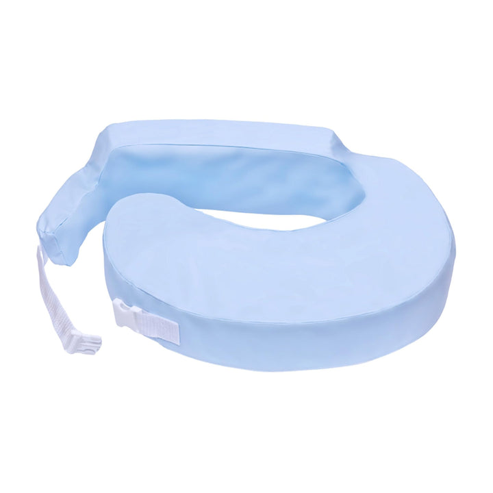 My Brest Friend Professional Nursing Pillow | Ergonomic Breastfeeding Pillows | Ideal for Lactation Consultants, NICUs & More | Breastfeeding Essentials | Handy Side Pocket & Easily Wipes Clean, Blue