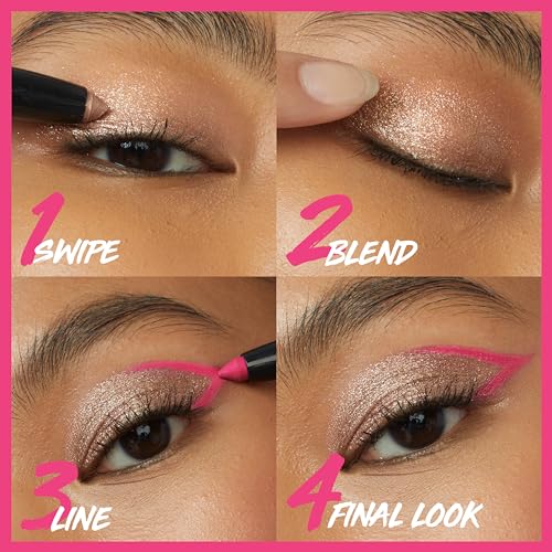 MAYBELLINE Color Tattoo Longwear Multi-Use Eye Shadow Stix, Eye Makeup, I am Inspired (Rose Gold Shimmer)