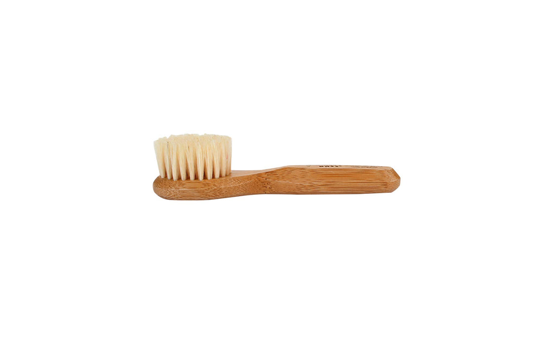 Brush - Deluxe 100% Natural Facial Cleansing Brush Solid Wood Handle Bass Brushe