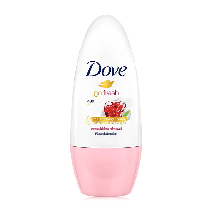 Dove Go Fresh Roll-On Antiperspirant 50Ml Pomegranate & Lemon Verbena 2-Pack