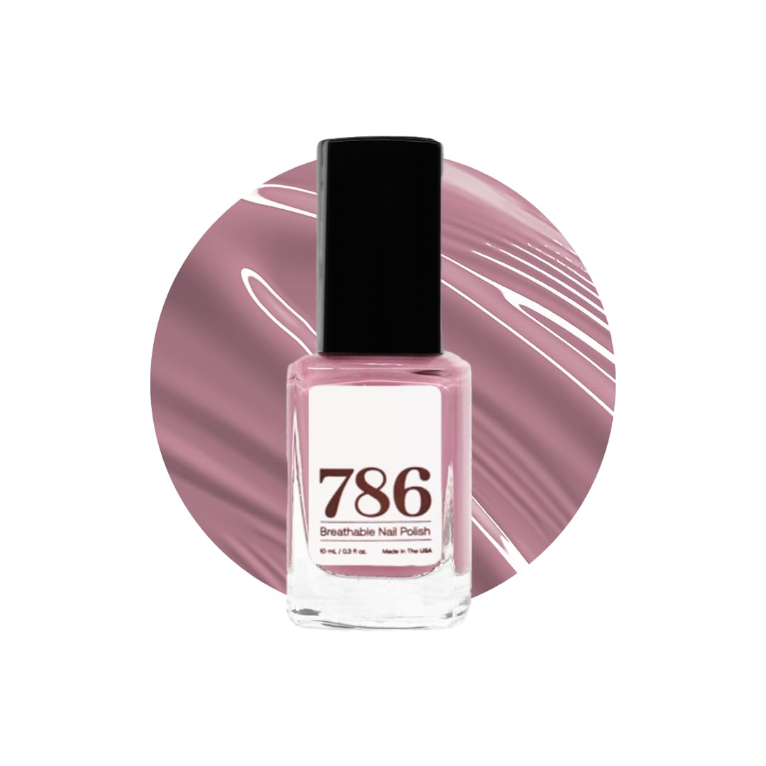 786 Cosmetics Halal Nail Polish, Vegan Nail Polish, Cruelty-Free, 11-Free, Halal Nail Polish, Fast-Drying Nail Polish (Dakar (Pink Nude))