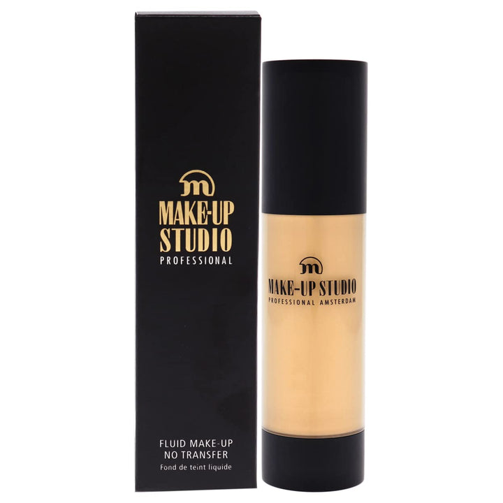 Make-Up Studio Professional Make-Up Fluid Foundation No Transfer - Creates A Soft-Focus, Velvety Natural Finish - Delivers Long-Wearing Light To Medium Coverage - Vanilla - 1.18 Oz