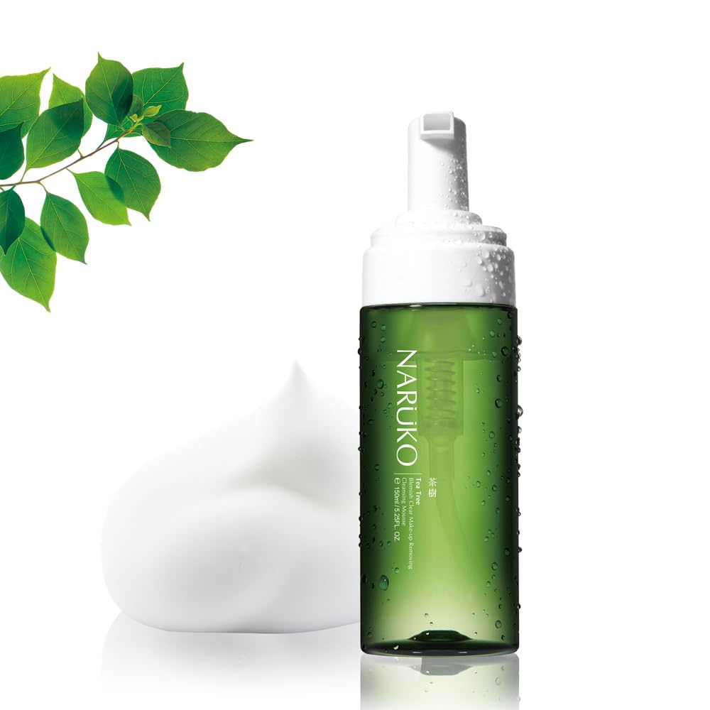 Naruko Tea Tree Blemish Clear Make-Up Removing Cleansing Mousse èŒ¶ç²‰åˆºé–ƒæ´—å¸å…©ç”¨æ…•