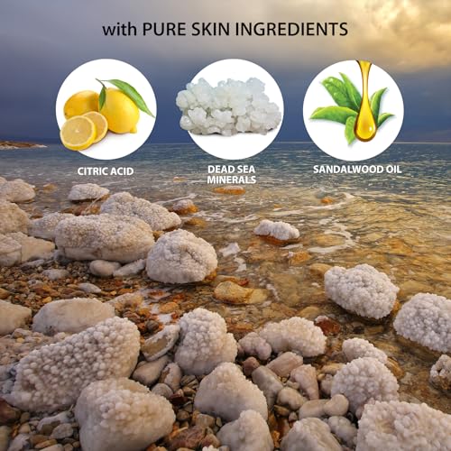 Dead Sea Collection Mens Body Wash 3 in 1 – TOP 10 ACTIVE Body Wash for Men – Shower Gel – Shampoo – Shower Soap for Face and Hair – Pack of 2 Bottles (33.8 Fl. Oz. Each)