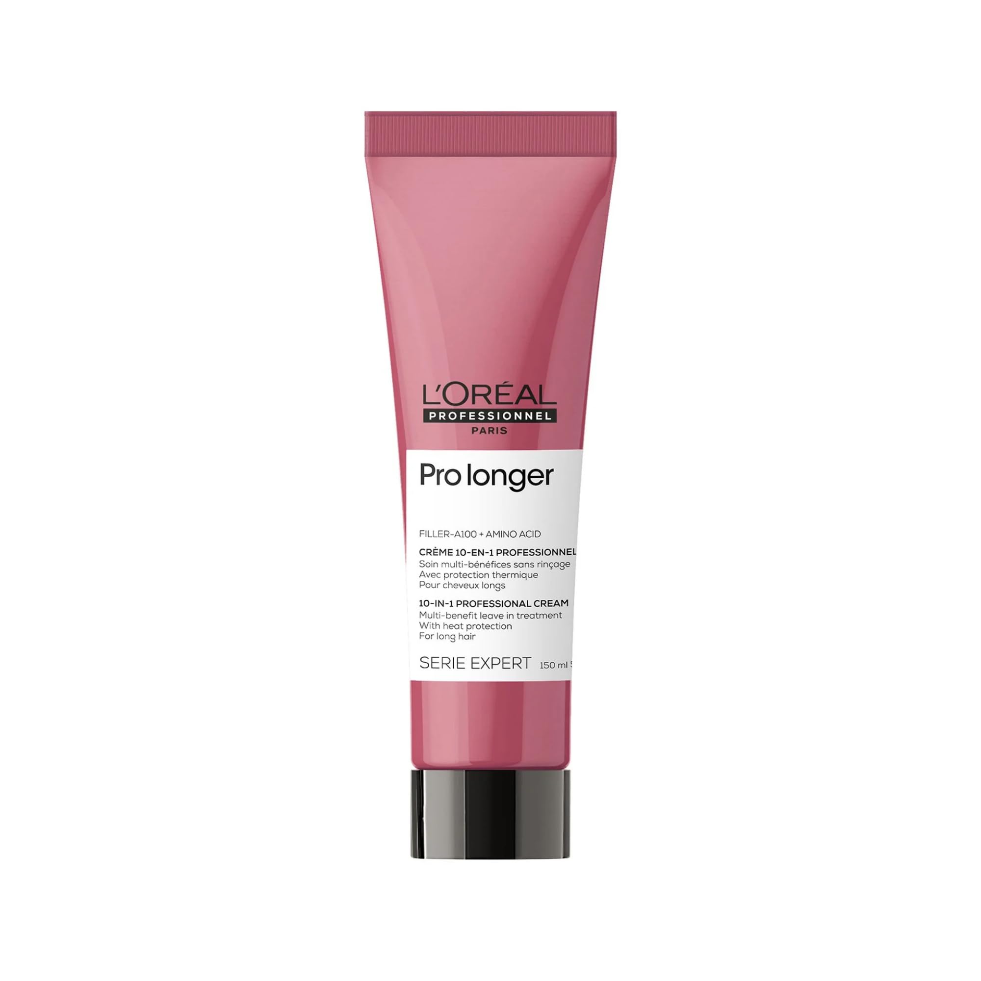 L'Oréal Professionnel Pro Longer Heat Protectant Cream - For Thinned Hair, Fills and Visibly Reduces Appearance of Split Ends, Provides Thicker Hair and Shine