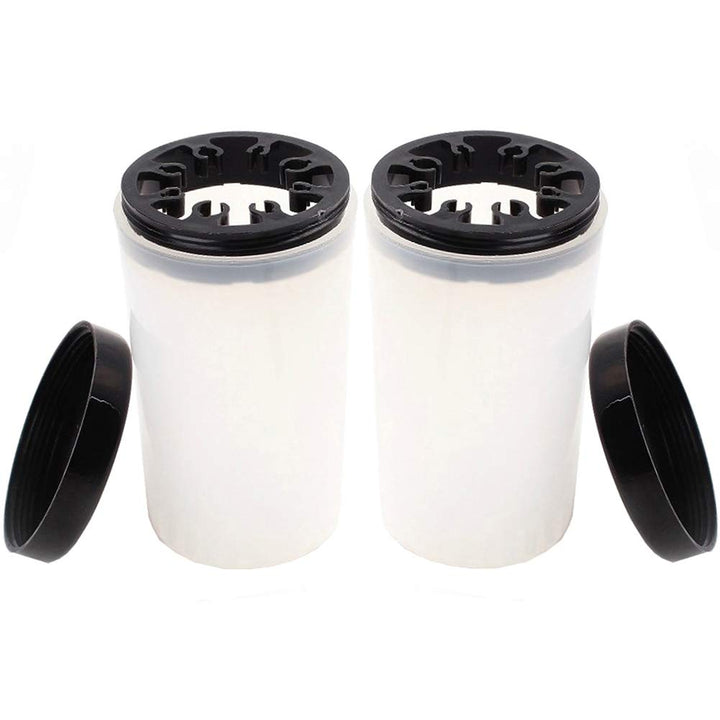 2 Pcs Nail Art Brush Pen Holder Immersion Makeup Brush Nail Art Brush Cleaner Cup Container