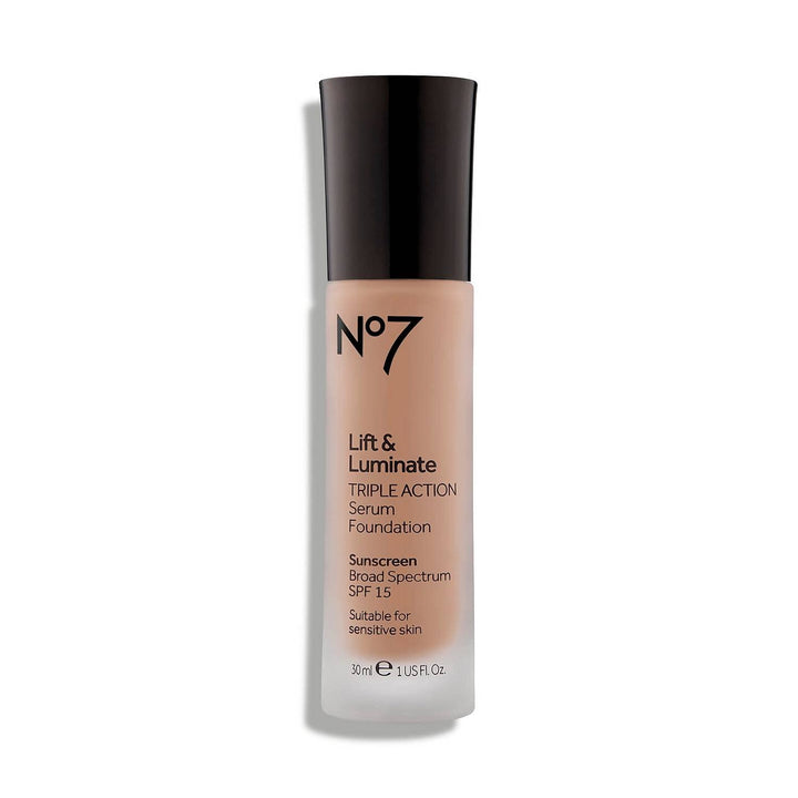 No7 Lift & Luminate TRIPLE ACTION Serum Foundation - Warm Beige