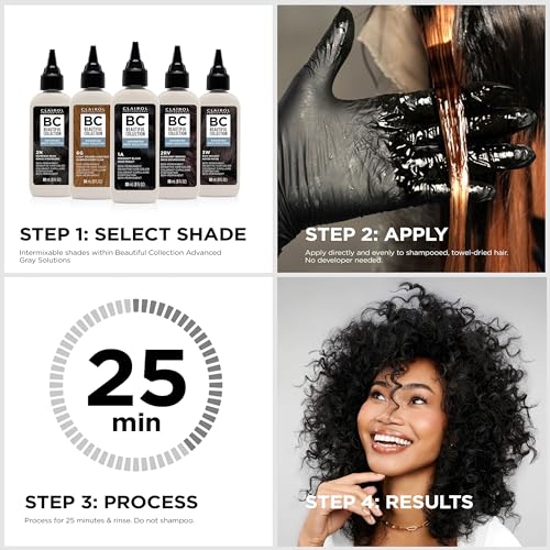 Clairol Professional Beautiful Collection Advanced Gray Solutions, 2A Rich Dark Brown, 3 oz. - Packaging May Vary