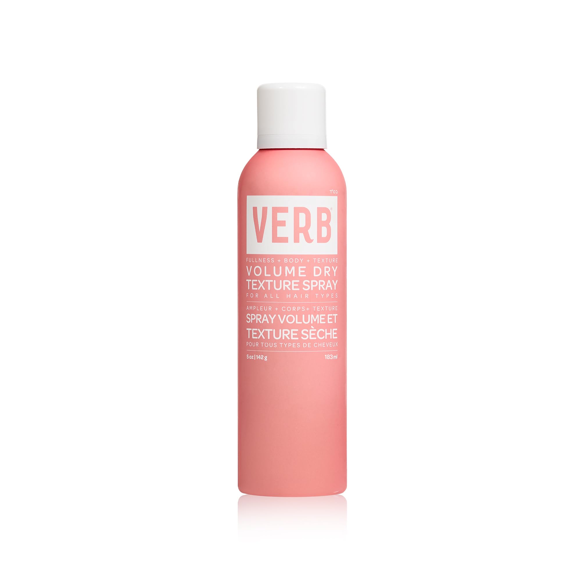 VERB Volume Dry Texture Spray, 5 oz- Boosts Volume, Adds Fullness & Weightless Grit - Sulfate, Paraben and Gluten Free