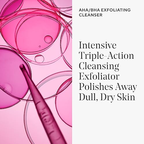 Murad AHA/BHA Exfoliating Cleanser - Hydration Exfoliating & Moisturizing Salicylic, Lactic and Glycolic Acid Face Wash - Creamy Skin Smoothing Treatment Backed by Science, Travel size, 2 Fl Oz