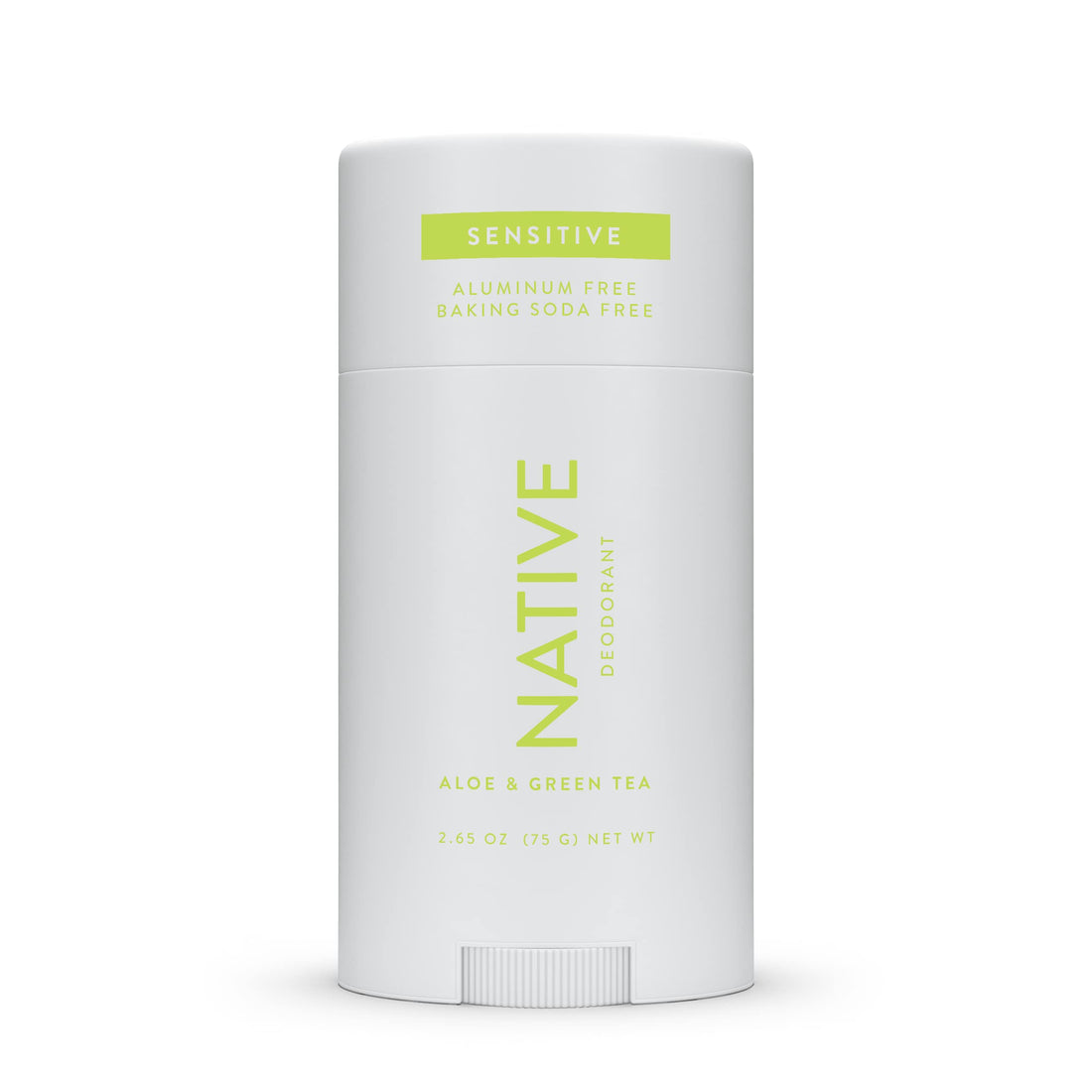 Native Sensitive Deodorant | Natural Deodorant for Women and Men, Aluminum Free, Baking Soda Free, Phthalate Free, Talc Free, Coconut Oil and Shea Butter | Aloe & Green Tea (Sensitive)