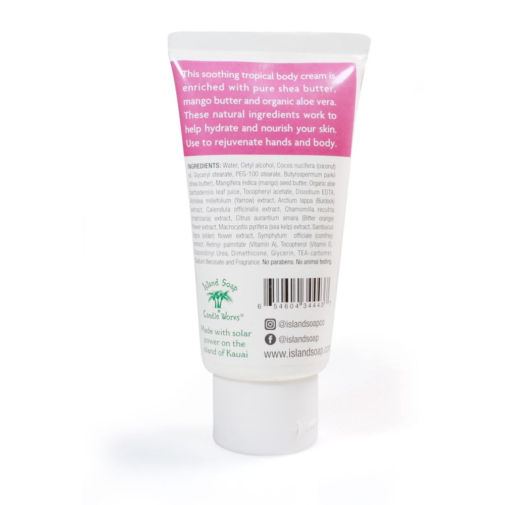 Island Soap And Candle Works Shea Butter Body Cream Kauai Kiss