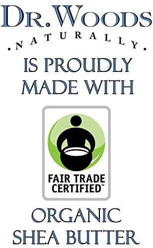 Dr. Woods Unscented Baby Mild Castile Soap with fair trade Shea Butter, 16 Ounce