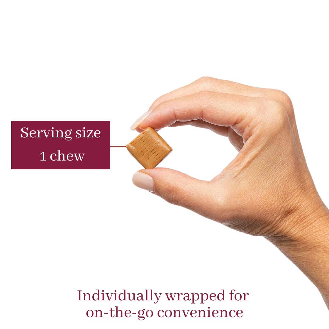 Bariatric Advantage Calcium Citrate Chewy Bites 500 mg - for Bariatric Surgery Patients - Vitamin D3 - Sugar-Free Chewable Calcium Supplement - Bariatric Chews - Caramel Flavor - 90 Count