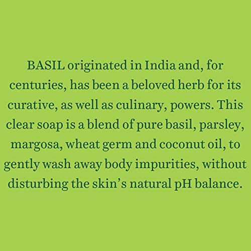 Biotique Bio Basil and Parsley Body Revitalizing Body Soap, Pack of 3, 225 g (3 x 75 g)