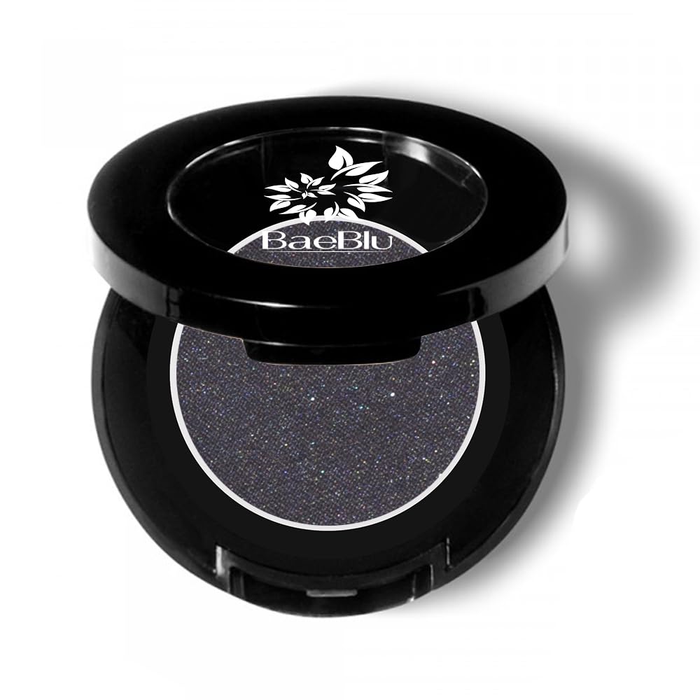 Smoke and Diamonds : Best Organic 100% Natural Vegan Eyeshadow Makeup, Made in USA, Finely Pressed Velvety Smooth Eyeshadow Pigment by BaeBlu, Smoke and Diamonds