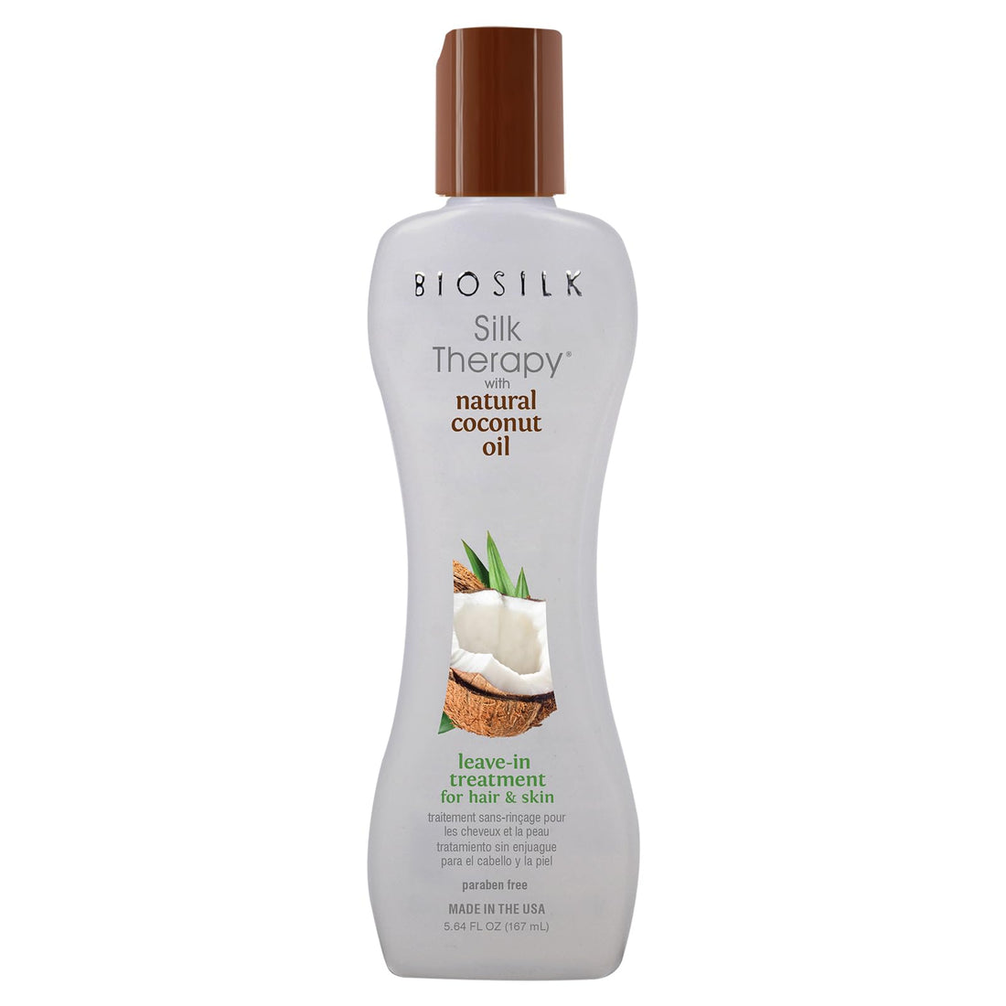 Biosilk Silk Therapy with Coconut Oil Leave-In Treatment 5.64 oz