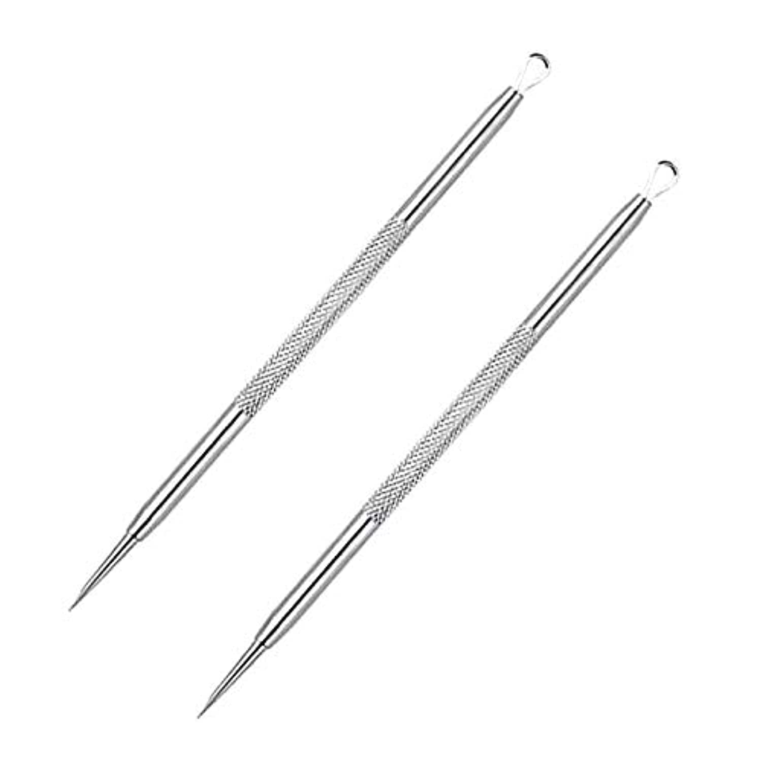 Luxxii - Acne Removal Needle, Whitehead & Blackhead Remover, Pimple Extractor Tool (A)