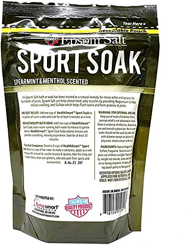 Natural Epsom Salt (Spearmint & Menthol Sports Soak)