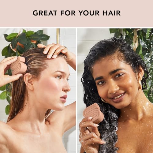 Kitsch Rice Water Shampoo Bar Soap for Hair Care - Soap Bar for Strengthening Weak or Damaged Hair, Women and Mens Shampoo, Vegan, All Natural, Paraben-Free & Sulfate-Free, Made in US, 3.2oz