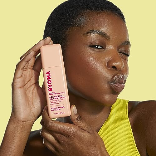 BYOMA Gel Cream SPF 30 - Barrier Repair Cream/Gel Face Lotion with Broad Spectrum Sunscreen - Ceramide SPF Face Moisturizer for Dry Skin - Alcohol Free, Oil Free Face Moisturizer - 1.69 fl. Oz