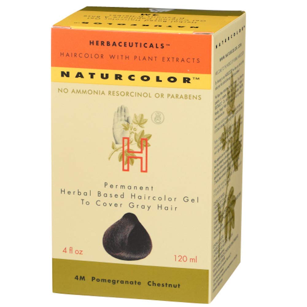 Naturcolor 4M Pomegranate Chestnut Hair Dyes, 4 Ounce