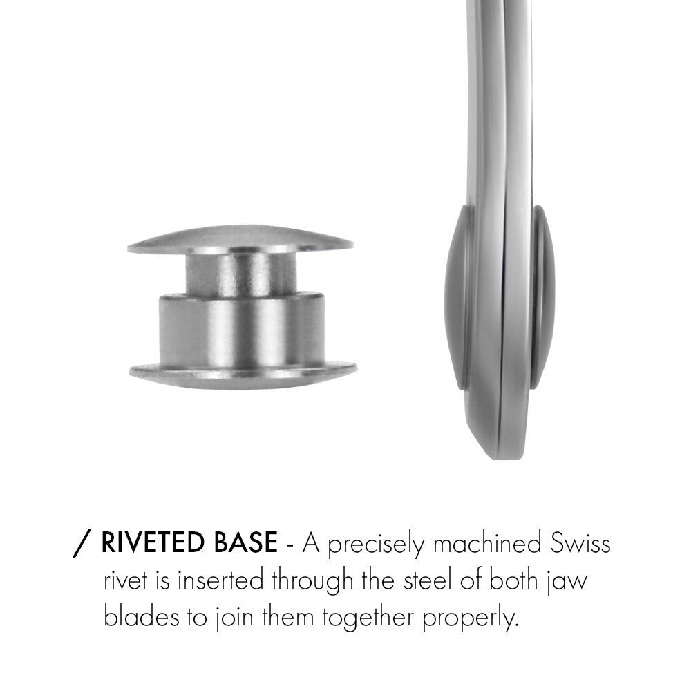 German 3pcs FINOX surgical stainless steel clippers pocket manicure set in magnetic leather case, GERmanikure Solingen