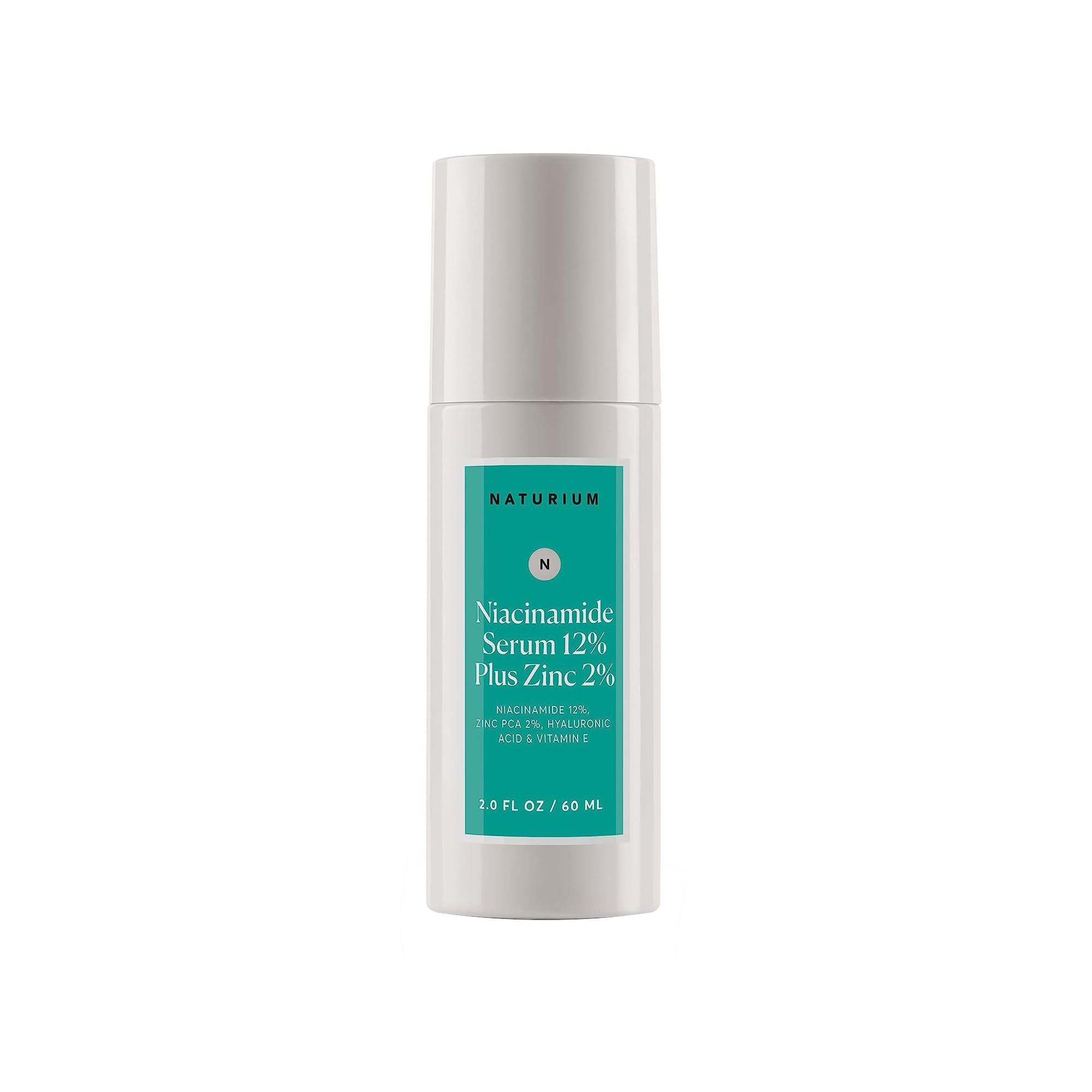 Naturium Niacinamide Face Serum 12% Plus Zinc 2% Jumbo, Anti-Aging, Pore Minimizer & Dark Spot Corrector with Hyaluronic Acid & Vitamin E, Vegan & Cruelty-Free, 2 oz