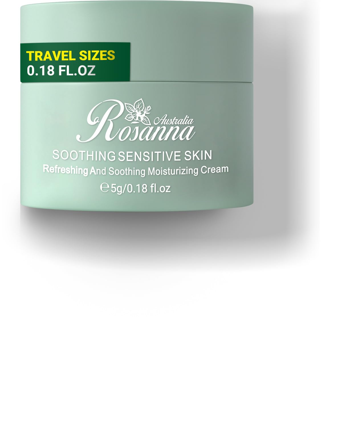 larosanna Travel Size Soothing Moisturizing Cream for Sensitive Skin,Australian Skincare,Daily and Night Face Moisturizer for Women,0.18 fl oz
