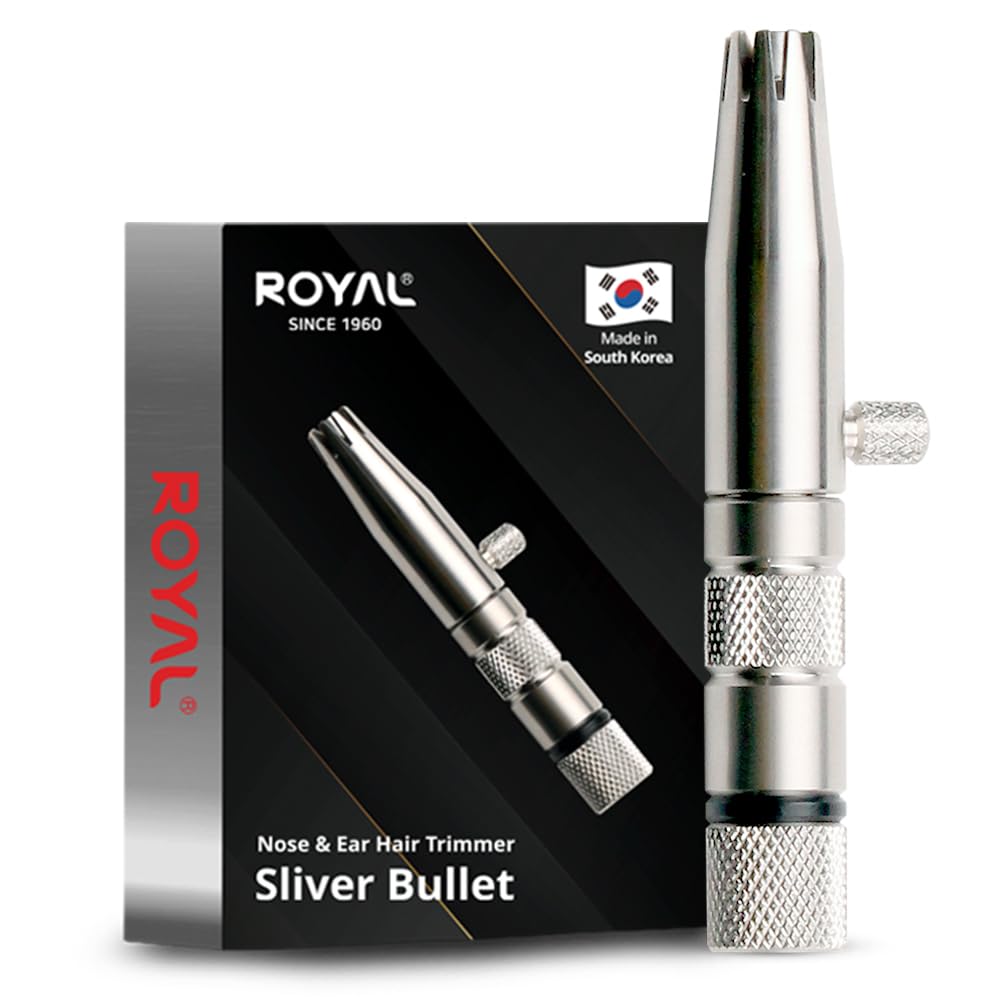 Fake model seller caution, ROYAL METAL(Korea) is not selling in India anymore due to fake sellers, other sellers sell no ROYAL product on this page. ROYAL NO-BATTERY MANUAL Nose hair trimmer for Men : Stainless, Waterproof, Painless, Nine Dual-Edged