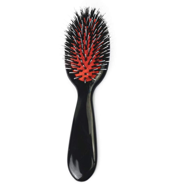 Wiginway Hair Wigs CombsNylon Pins Brush Human Brushes Nylon Boar Bristle Best Paddle Ellipse Handle Salon Massaging Head Care Brush(L)