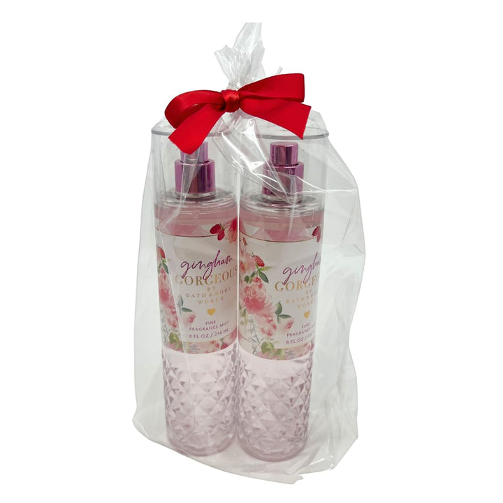 Bath and Body Works GINGHAM GORGEOUS Mist 8 Fluid Ounce (2023 Limited Edition) Pack of 2 Gift Set