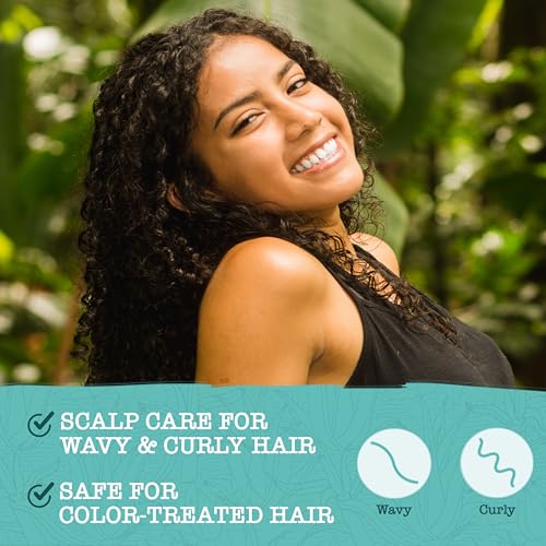 Maui Moisture Scalp Care Soothe & Strengthen Hair Serum with Rosemary Oil, Curly Hair Serum With Aloe Vera Helps Prevent Scalp Dryness & Strengthen Hair, Silicone-Free, 3.3 fl. Oz