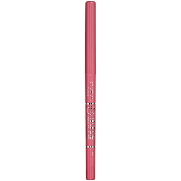 L'Oréal Paris Colour Riche Never Fail Lip Liner, Pink, 0.009 oz.