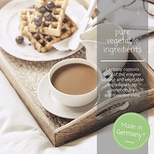 LactoJoy Lactase Pills I 45 Pieces I Powerful Lactase Enzymes for Lactose Intolerance I Ultra Pure Lactase for Improved Digestion I 100% Vegan