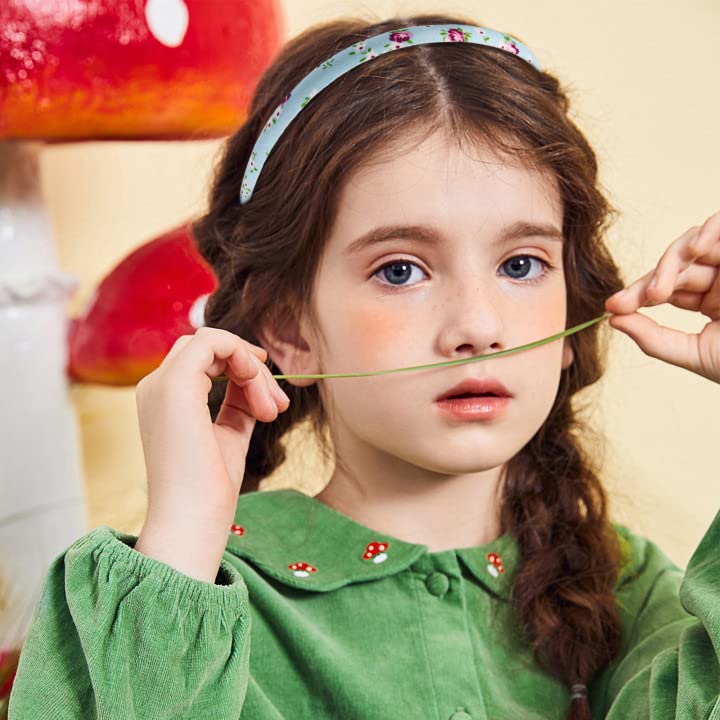 Candygirl Girls' Flora Stripe Heart Alice Hair Band Girls headbands For Girls Value Pack(Assorted 10pcs per Pack)