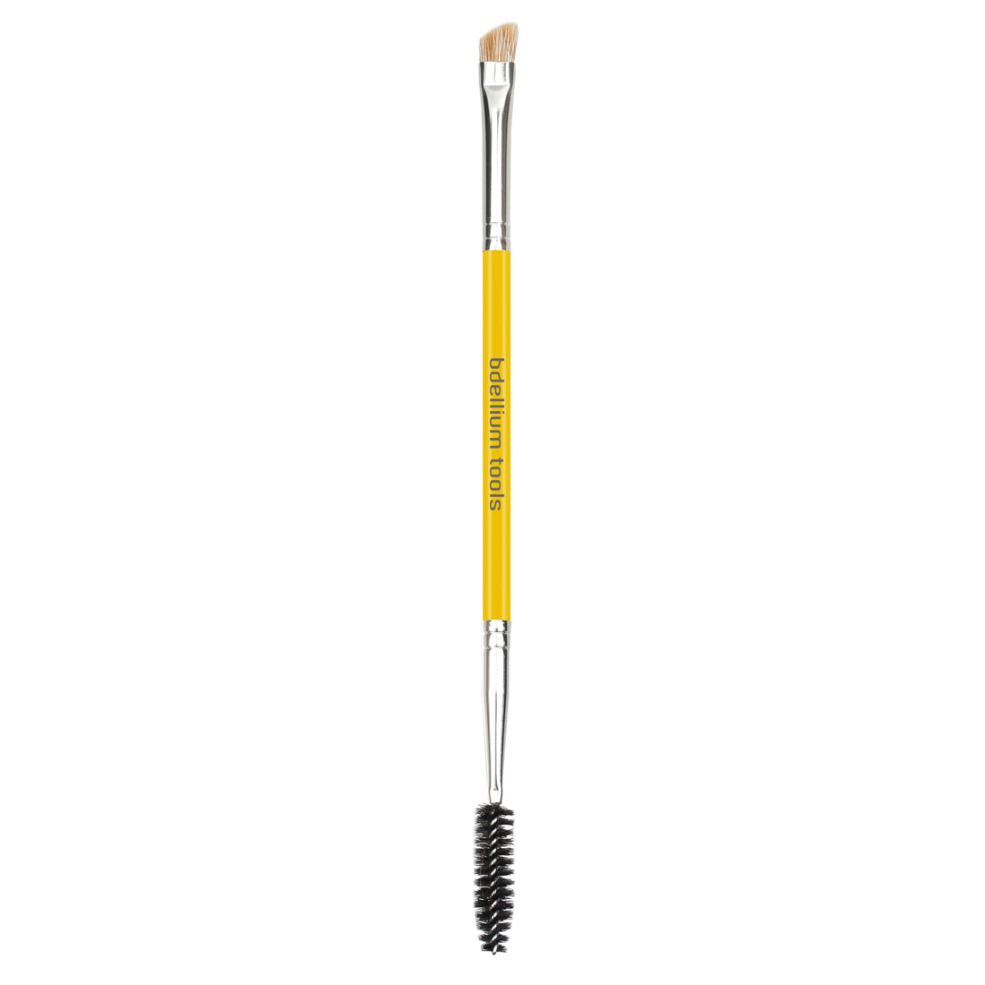 Bdellium Tools Studio Line Double End Brow and Lash Brush, Yellow