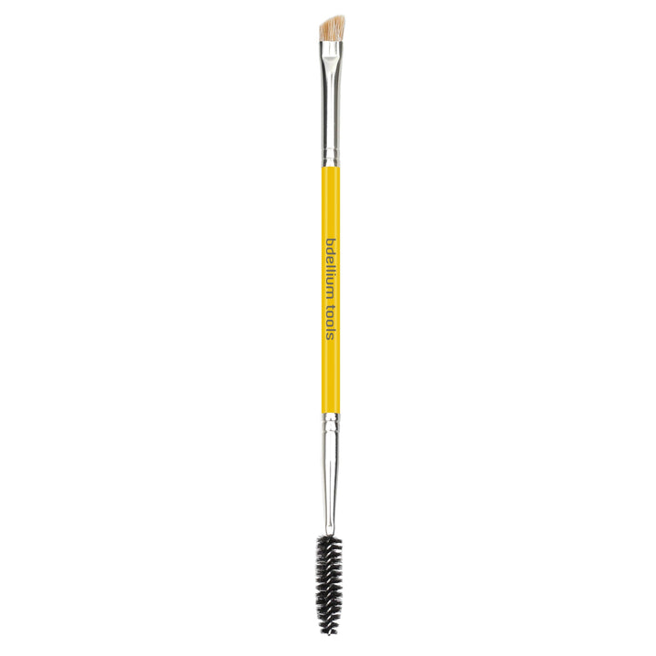 Bdellium Tools Studio Line Double End Brow and Lash Brush, Yellow