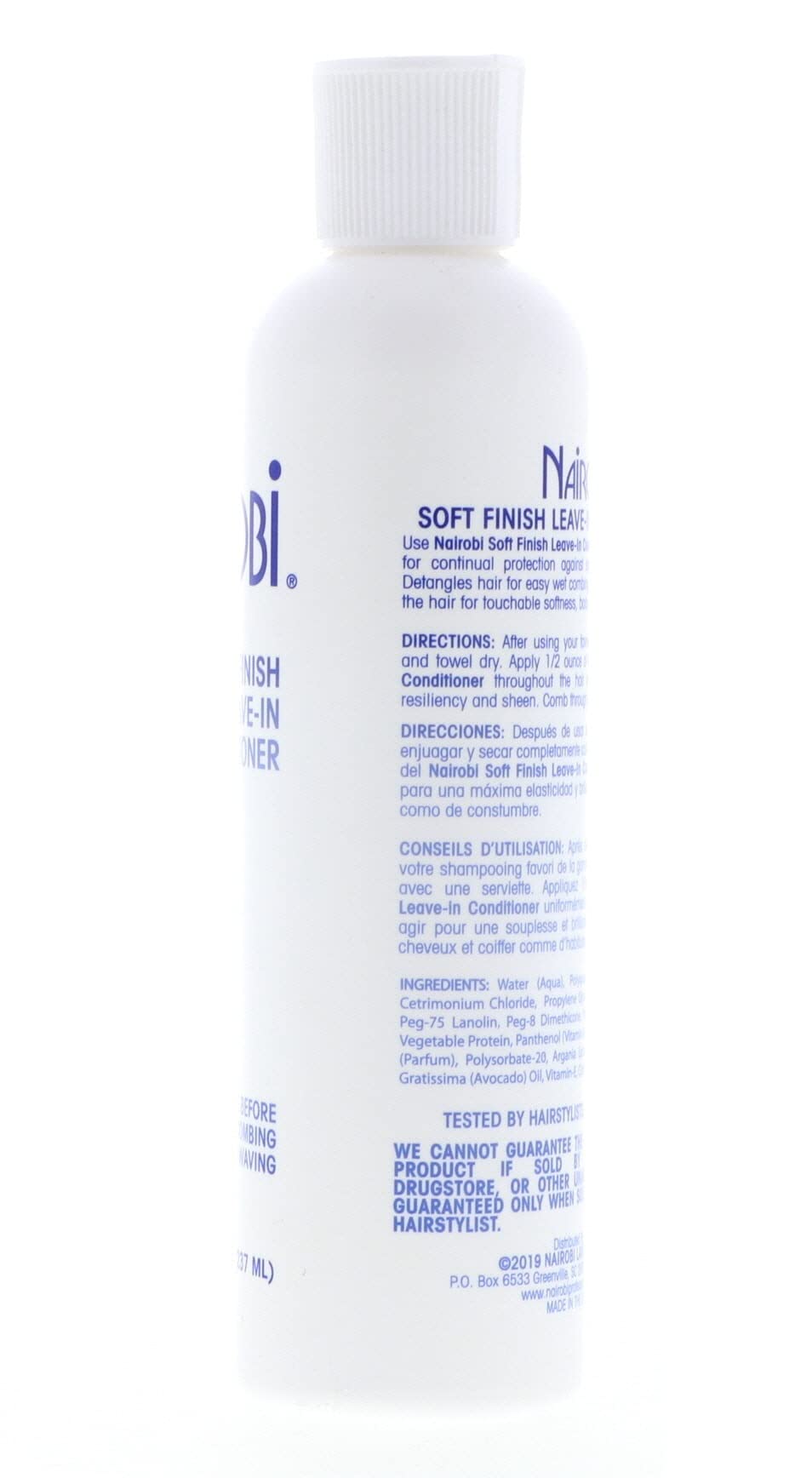 Nairobi Soft Finsh Leave-in Conditioner, 8 Ounce